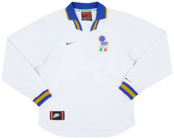 1996-97 Italy Away L/S Shirt - 6/10 - (XL.Boys)
