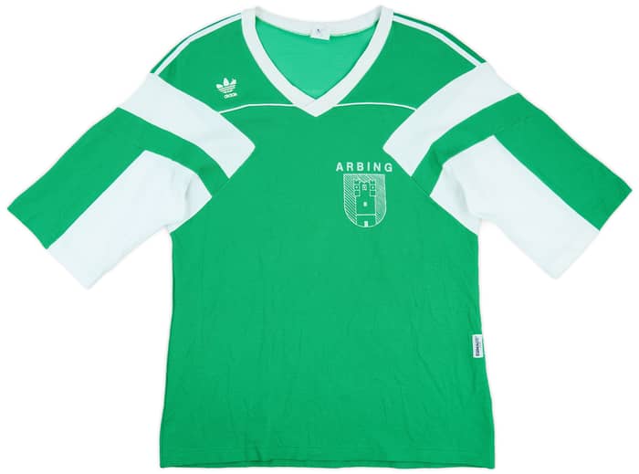 1980s adidas Template Shirt Huber J. #27 - 6/10 - (L)