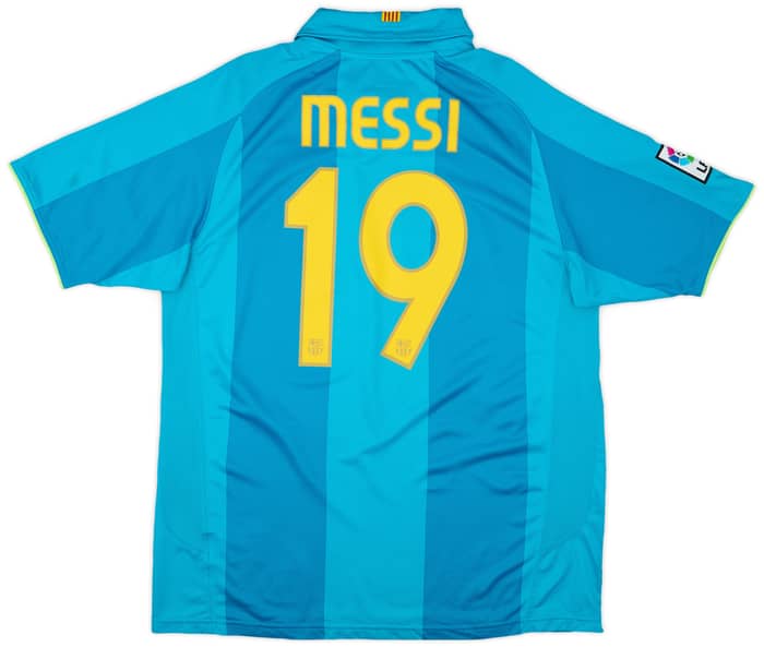 2007-09 Barcelona Away Shirt Messi #19 - 6/10 - (L)