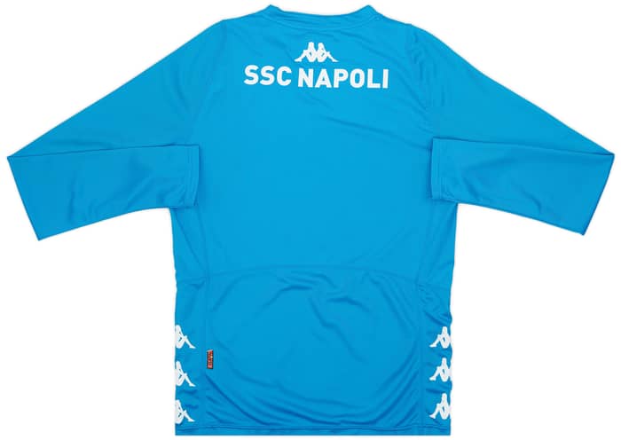 2016-17 Napoli Player Issue Training L/S Shirt # - 7/10