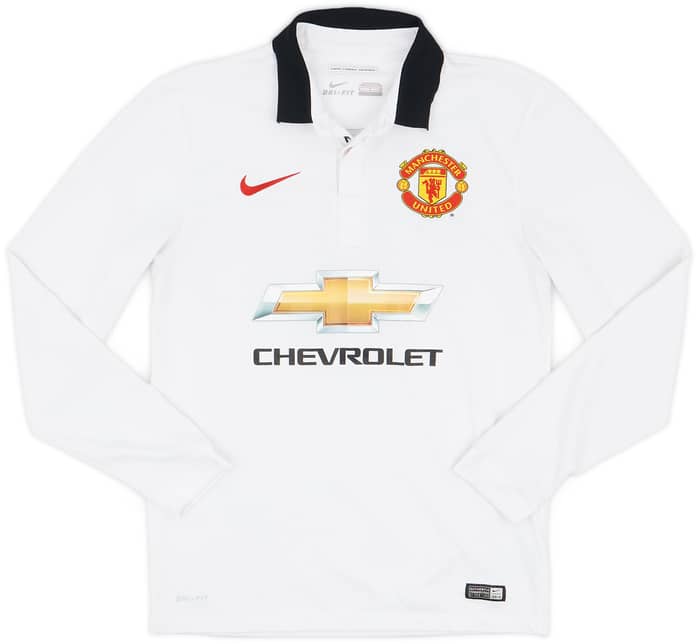 2014-15 Manchester United Away L/S Shirt Falcao #9 - 7/10 - (S)