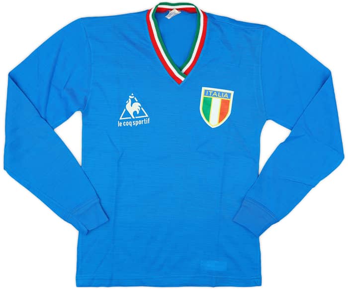 1982 Italy Home L/S Shirt #20 - 9/10 - (M.Boys)