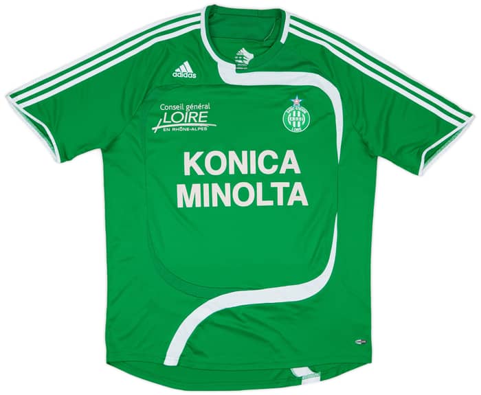 2007-08 Saint Etienne Home Shirt Perrin #24 - 6/10 - (XL)