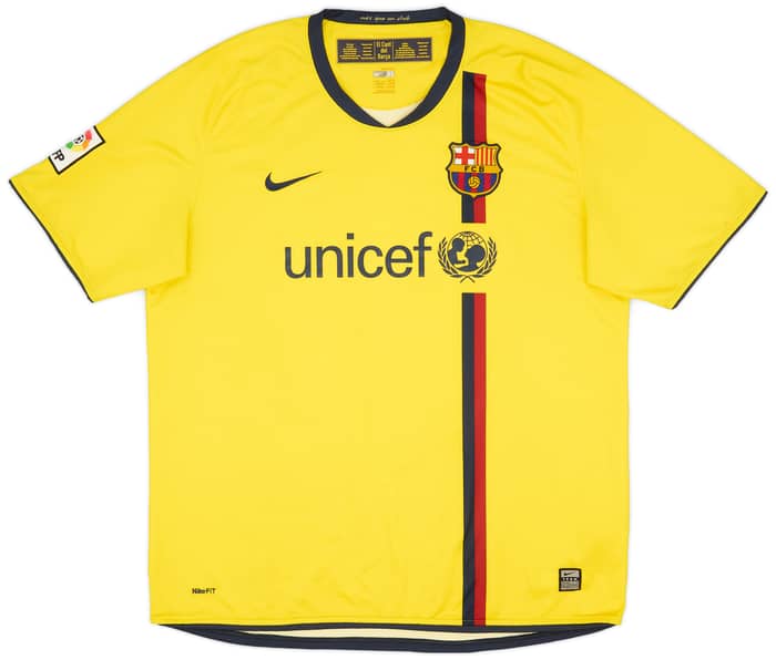 2008-10 Barcelona Away Shirt Messi #10 - 7/10 - (XL)