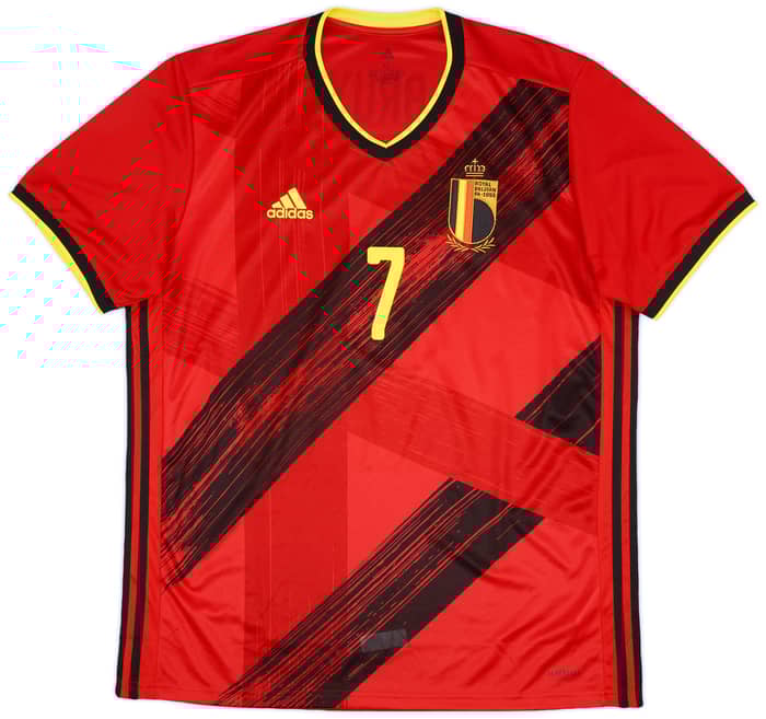 2020-21 Belgium Home Shirt De Bruyne #7 - 10/10 - (XL)