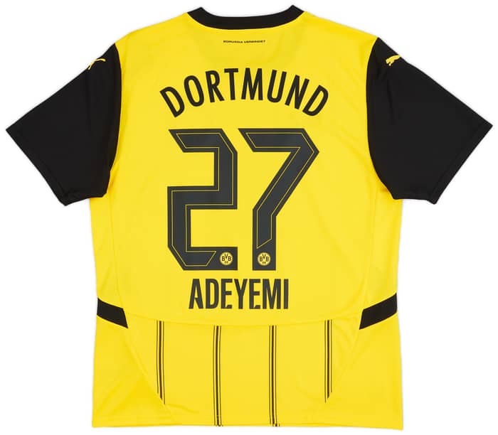 2024-25 Borussia Dortmund Home Shirt Adeyemi #27