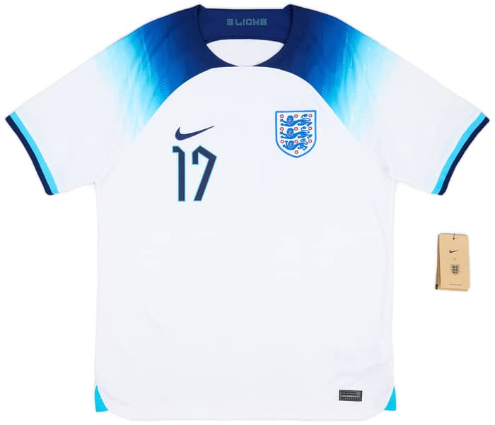 2022-23 England Home Shirt Saka #17
