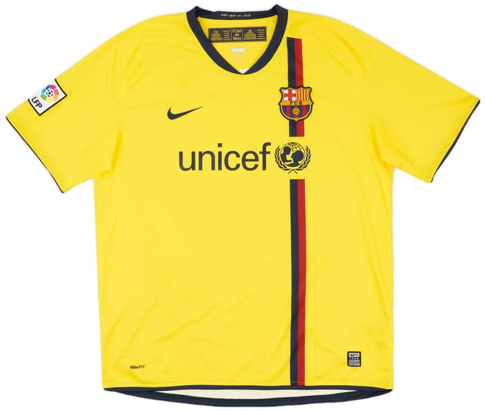 2008-10 Barcelona Away Shirt Messi #10 - 7/10 - (XL)