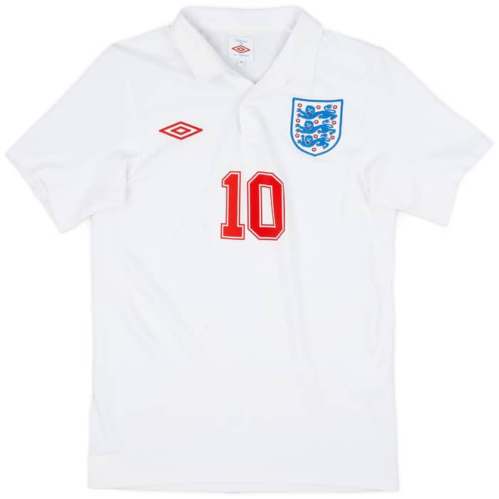 2010-11 England Home Shirt #10 - 6/10 - (S)