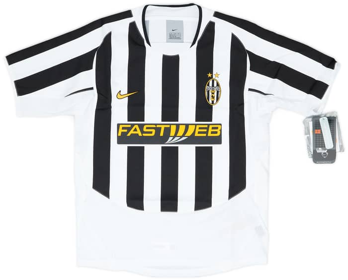 2003-04 Juventus Home Shirt Nedved #11 (L.Boys)