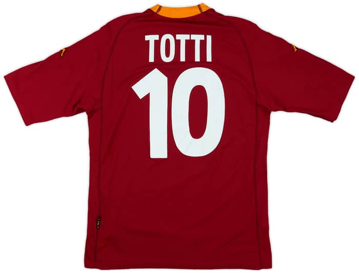 2000-01 Roma Home Shirt Totti #10 - 5/10 - (XXL)