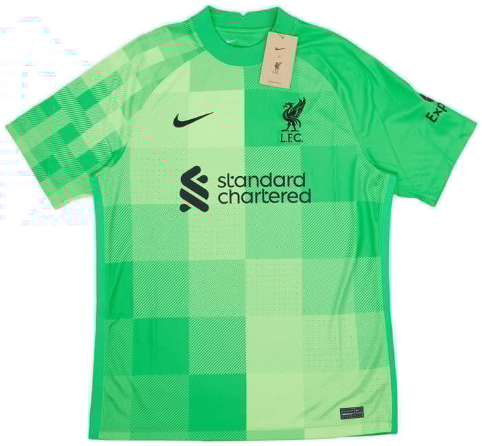 2021-22 Liverpool GK Shirt A. Becker #1 (L)
