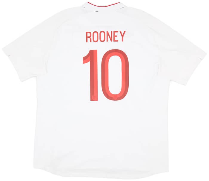 2012-13 England Home Shirt Rooney #10 - 8/10 - (3XL)