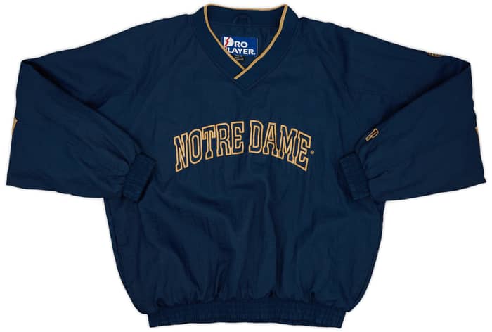 1990s Notre Dame Fighting Irish Pro Player Pullover Jacket - 9/10 - (XL)