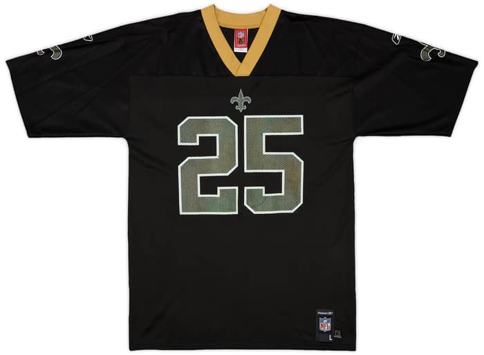2005-06 New Orleans Saints Bush #25 Reebok Replica Home Jersey - 6/10 - (L)