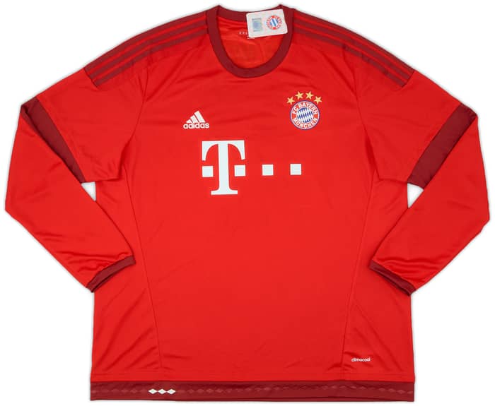 2015-16 Bayern Munich Home L/S Shirt Alaba #27 (XXL)