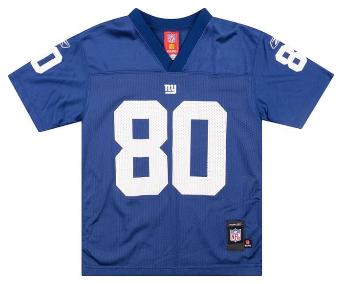 2007 New York Giants Shockey #80 Reebok Replica Jersey (Home) Y