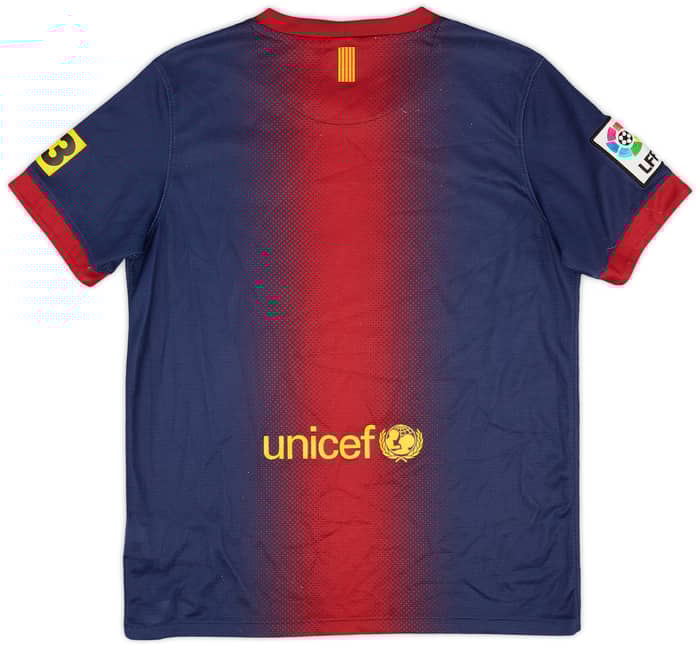 2012-13 Barcelona Home Shirt - 7/10 - (L.Boys)