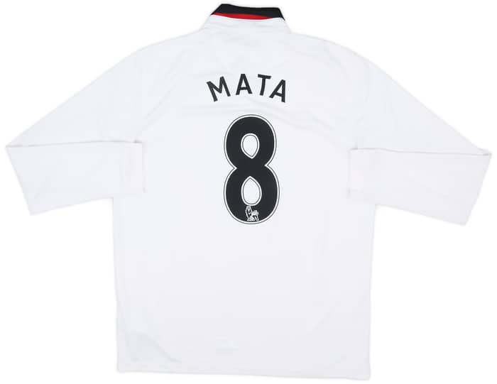 2014-15 Manchester United Away L/S Shirt Mata #8 - 6/10 - (L)