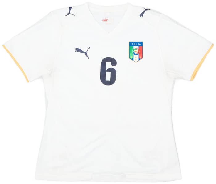 2007-08 Italy Women's Away Shirt #6 - 5/10 - (Women's L)