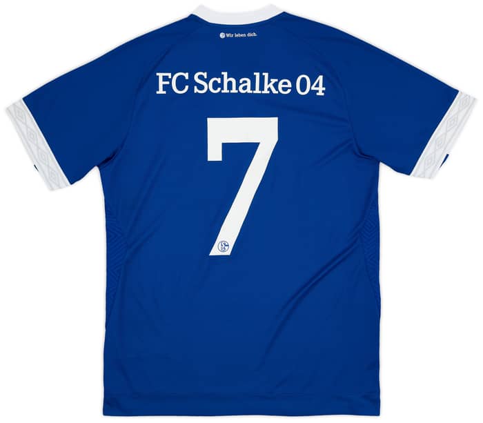 2018-19 Schalke Home Shirt #7 - 6/10 - (M)