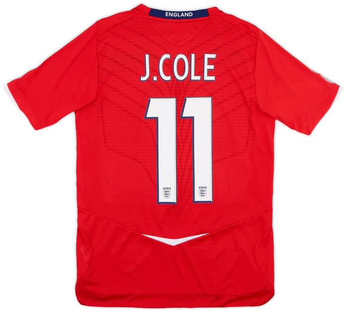 2008-10 England Away Shirt J.Cole #11 - 10/10 - (S)