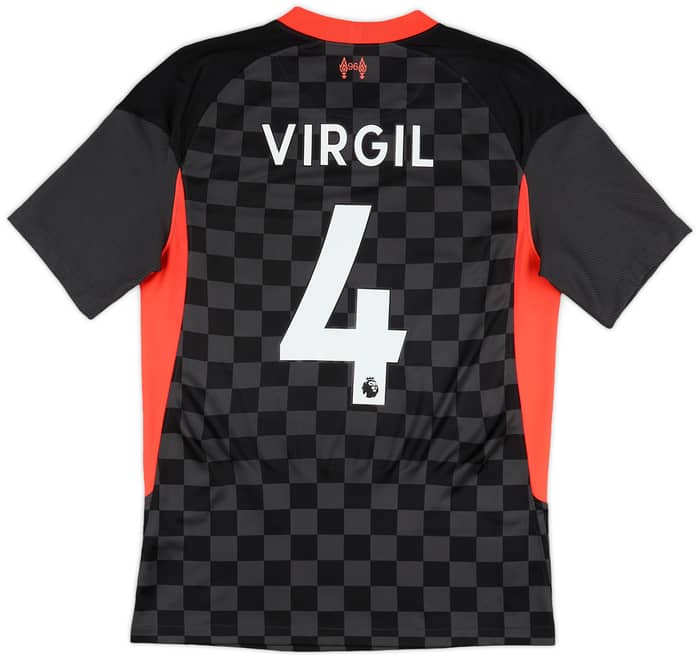 2020-21 Liverpool Third Shirt Virgil #4 - 9/10 - (S)