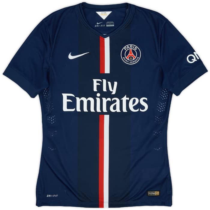 2014-15 Paris Saint-Germain Authentic Home Shirt Ibrahimovic #10 - 8/10 - (M)