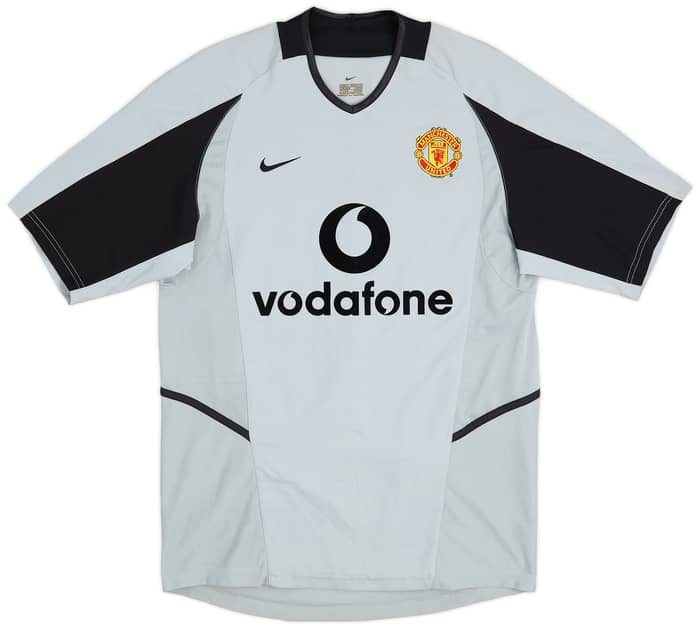 2002-04 Manchester United GK S/S Shirt Barthez #1 - 8/10 - (S)