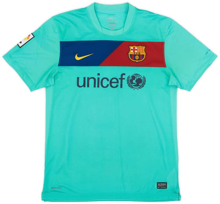 2010-11 Barcelona Away Shirt Messi #10 - 9/10 - (M)