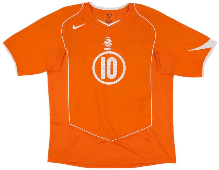 2004-06 Netherlands Home Shirt V.Nistelrooy #10