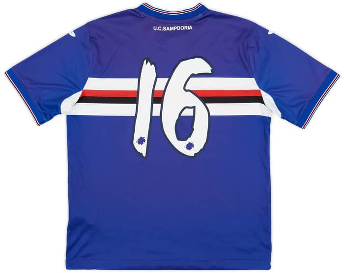 2017-18 Sampdoria Home Shirt #16 - 8/10 - (L.Boys)