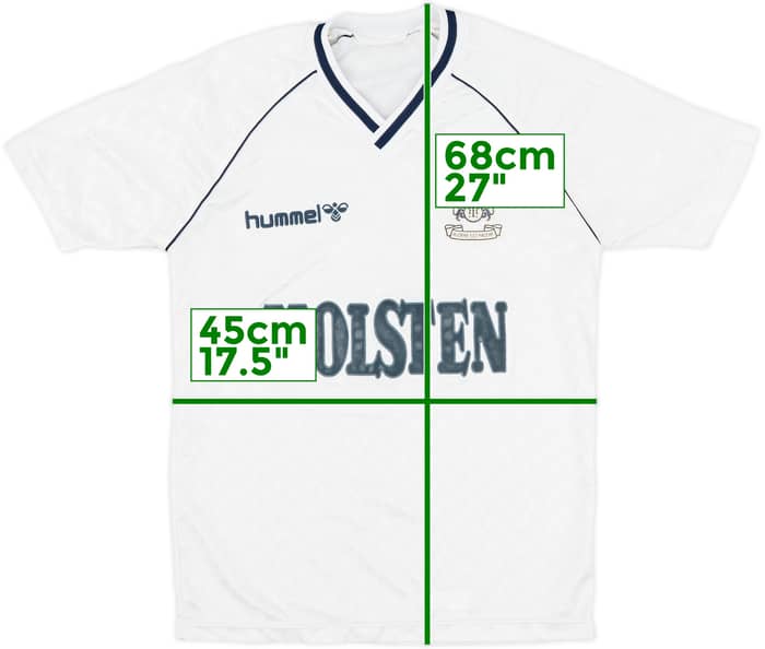 1987-89 Tottenham Home Shirt - 8/10 - (S)