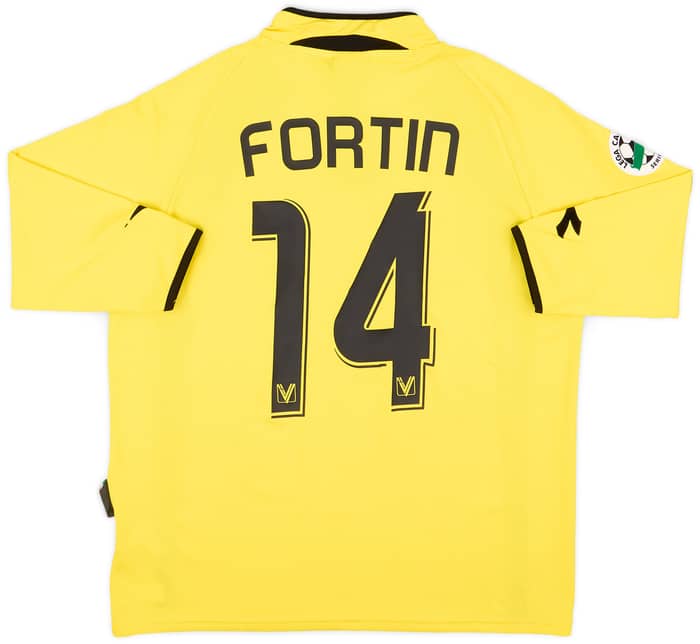 2008-09 Vicenza Match Issue GK Shirt Fortin #14