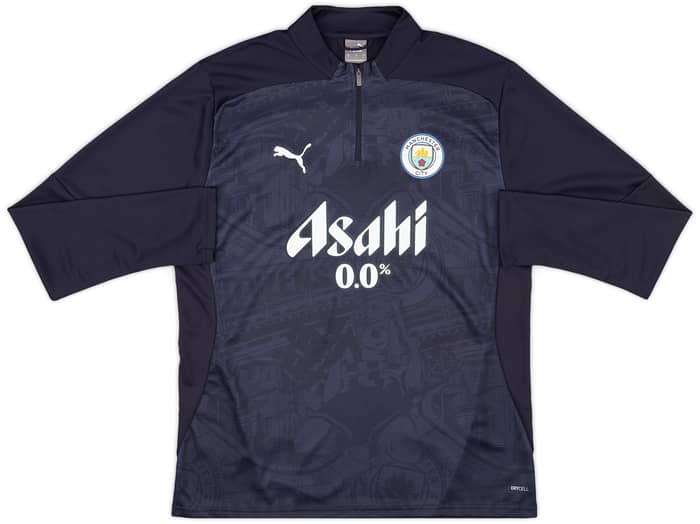 2024-25 manchester City Player Issue 1/4 Zip Training Top - As New