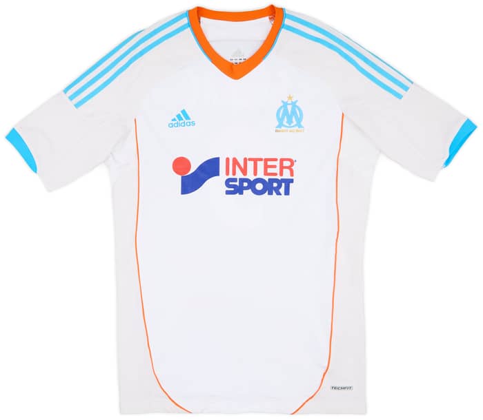 2012-13 Olympique Marseille Player Issue Home Shirt Gignac #9 - 8/10 - (M)