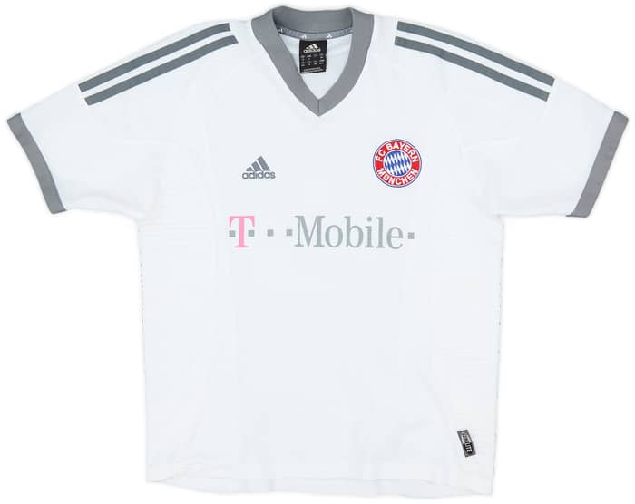 2002-03 Bayern Munich Away Shirt Elber #9 - 7/10 - (L.Boys)