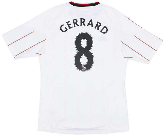 2010-11 Liverpool Away Shirt Gerrard #8 - 8/10 - (M)