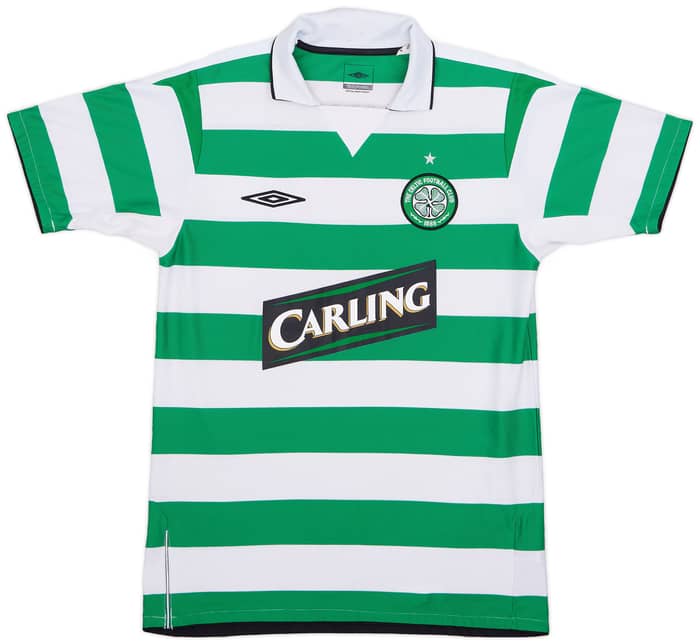 2004-05 Celtic Home Shirt Lennon #18 - 8/10 - (S)