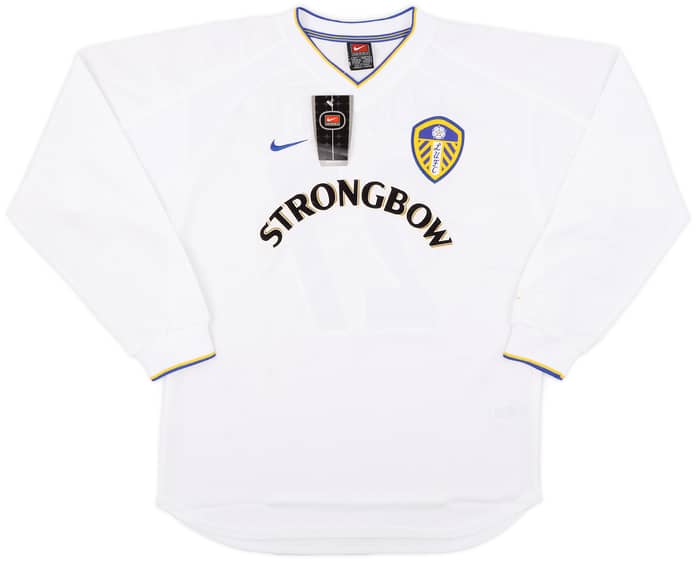 2000-02 Leeds United Home L/S Shirt Fowler #27 (S)