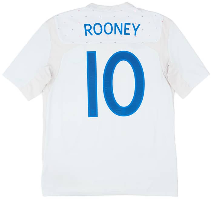 2010-11 England Home Shirt Rooney #10 - 6/10 - (M)