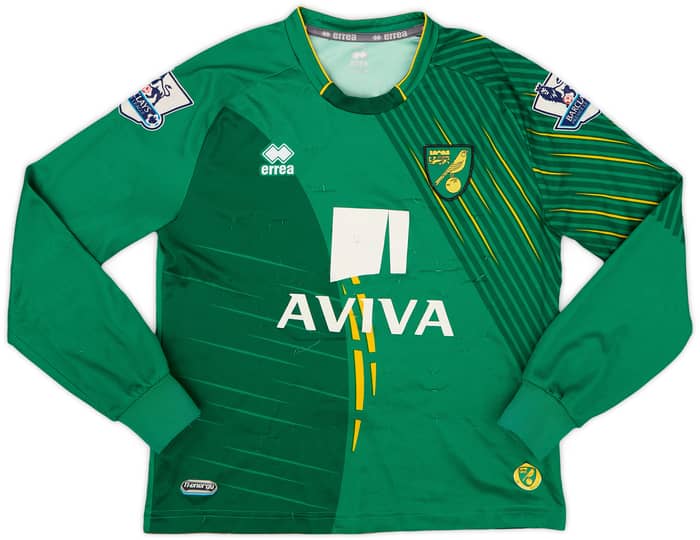 2012-13 Norwich GK Shirt Ruddy #1 - 5/10 - (XL.Boys)