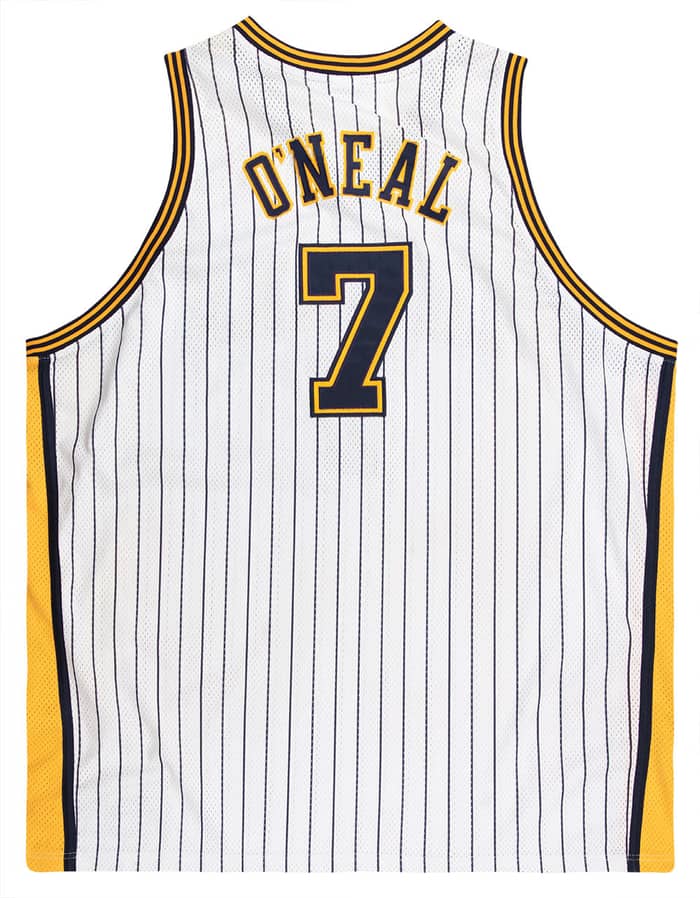 2001-05 Authentic Indiana Pacers O'Neal #7 Reebok Jersey (Home) 3XL