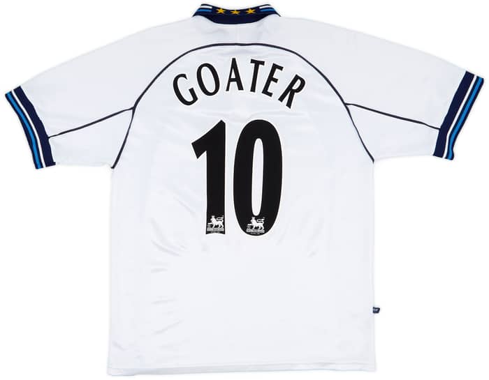 1999-00 Manchester City Away Shirt Goater #10 - 10/10 - (XL)