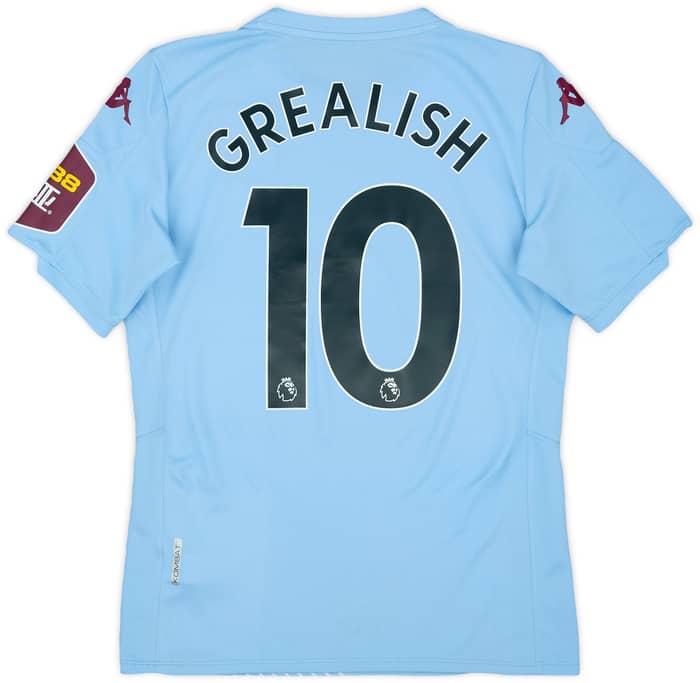 2019-20 Aston Villa Away Shirt Grealish #10 - 8/10 - (S)