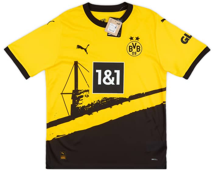 2023-24 Borussia Dortmund Home Shirt Brandt #19