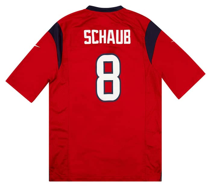 2012-13 Houston Texans Schaub #8 Nike Game Jersey (Alternate) M