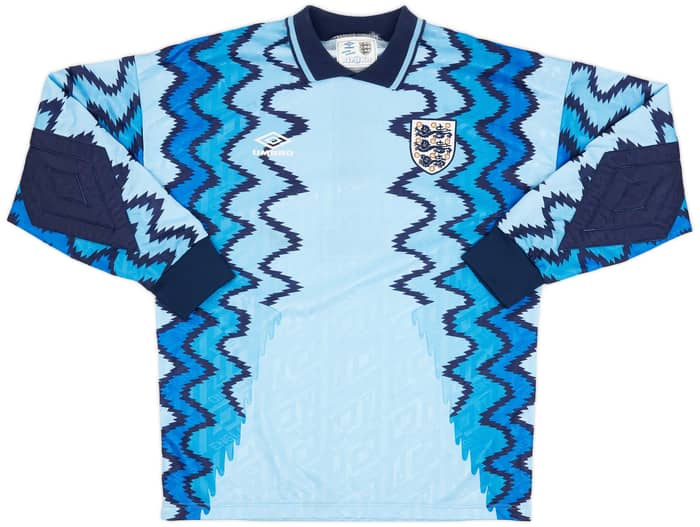 1992-94 England GK Shirt #1 - 9/10 - (XL)