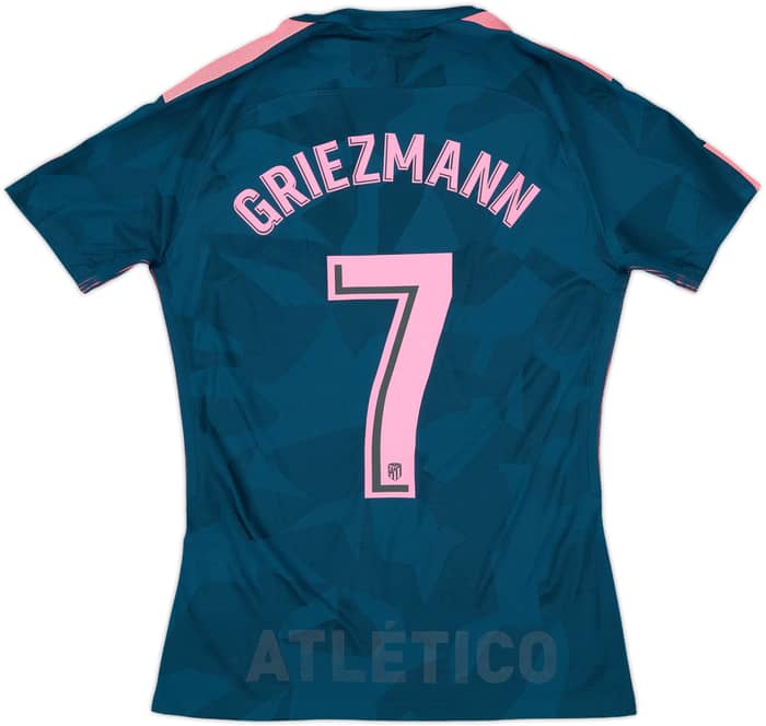 注目の Atletico 2017-18 Madrid Griezmann Shirt Third Issue Player ウェア