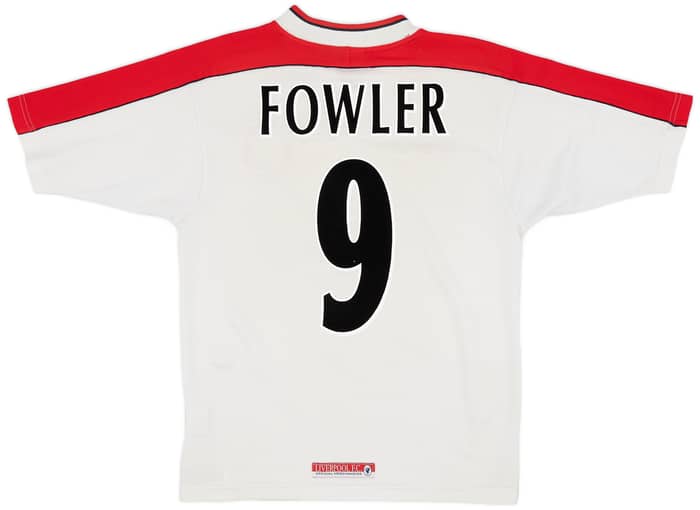 1998-99 Liverpool Away Shirt Fowler #9 - 5/10 - (S)